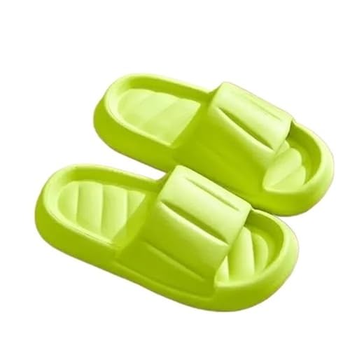 TRgqify-KM Non-slip Bathroom Slippers,Soft Slippers,Indoor And Outdoor Platform Pool Slippers Shower Slippers (Color : Green, Size : 43-44) von TRgqify-KM