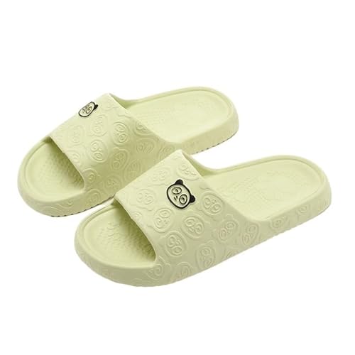 TRgqify-KM Non-slip Bathroom Slippers,Soft Slippers,Indoor And Outdoor Platform Pool Slippers Shower Slippers (Color : Grey, Size : 38-39) von TRgqify-KM