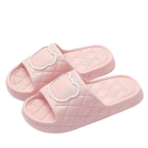 TRgqify-KM Non-slip Bathroom Slippers,Soft Slippers,Indoor And Outdoor Platform Pool Slippers Shower Slippers (Color : Random colour, Size : 36-37) von TRgqify-KM