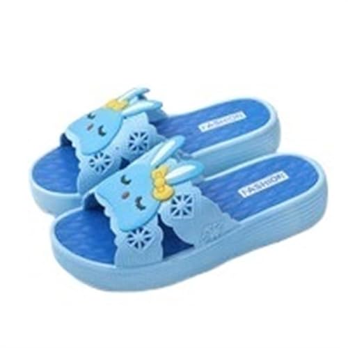 TRgqify-KM Non-slip Bathroom Slippers,Soft Slippers,Indoor and Outdoor Platform Pool Slippers Shower Slippers (Color : Sky blue, Size : 39) von TRgqify-KM