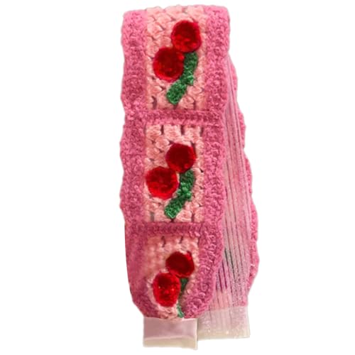 Bequemes Strick-Stirnband für Erwachsene, gestricktes Blumen-Stirnband, Stickerei, Haarteile, Kopfbedeckung für jede Aktivität Bequemes Strick-Stirnband für Erwachsene, gestricktes Blumen-Stirnband, Stickerei, Haarteile, Kopfbedeckung für jede Aktivität von TSMORY
