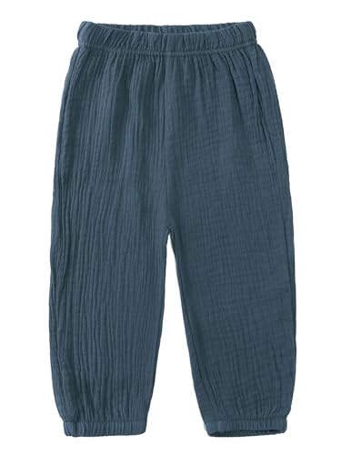 TSSOE Baby Jungen Mädchen leichte Lange Hose Anti-Moskito Bloomers Jogginghose Baumwolle Klimahose Kleinkind Sommerhose für 1-8 Jahre Blauer See 98-104 TSSOE Baby Jungen Mädchen leichte Lange Hose Anti-Moskito Bloomers Jogginghose Baumwolle Klimahose Kleinkind Sommerhose für 1-8 Jahre Blauer See 98-104 von TSSOE