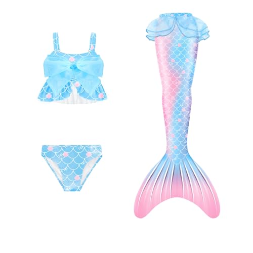 TTNTTR 𝙈eerjung𝙛rau 𝙁losse 𝙈ädchen mit Bikini Sommer 𝙈ono𝙛losse Kostüm Schwimm𝙁lossen Kinder Hawaiian Strand Bademode 𝙁ischschwanz Schwimmanzug Cosplay Kostüme TTNTTR 𝙈eerjung𝙛rau 𝙁losse 𝙈ädchen mit Bikini Sommer 𝙈ono𝙛losse Kostüm Schwimm𝙁lossen Kinder Hawaiian Strand Bademode 𝙁ischschwanz Schwimmanzug Cosplay Kostüme von TTNTTR