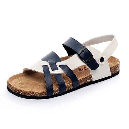 TTOUDRY Korksandalen Für Damen, Sommer, Flach, Modisch, Lässig, Koreanischer Stil, Zweiteilige, Große Hausschuhe, Trendige Strandschuhe Im Freien von TTOUDRY