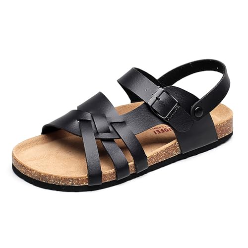 TTOUDRY Korksandalen Für Damen, Sommer, Flach, Modisch, Lässig, Koreanischer Stil, Zweiteilige, Große Hausschuhe, Trendige Strandschuhe Im Freien von TTOUDRY