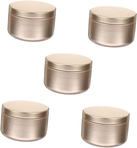 Aluminiumdose, leere Blechdosen aus Metall, Reise-Make-up-Behälter, Blechdosen mit Deckel, Kerzenhalter aus Metall, Topfgläser, Cremedosen, Lotionsbehälter, Creami-Aluminium-Teedose, Aluminiumbox mit Aluminiumdose, leere Blechdosen aus Metall, Reise-Make-up-Behälter, Blechdosen mit Deckel, Kerzenhalter aus Metall, Topfgläser, Cremedosen, Lotionsbehälter, Creami-Aluminium-Teedose, Aluminiumbox mit von TUKRPQMRI