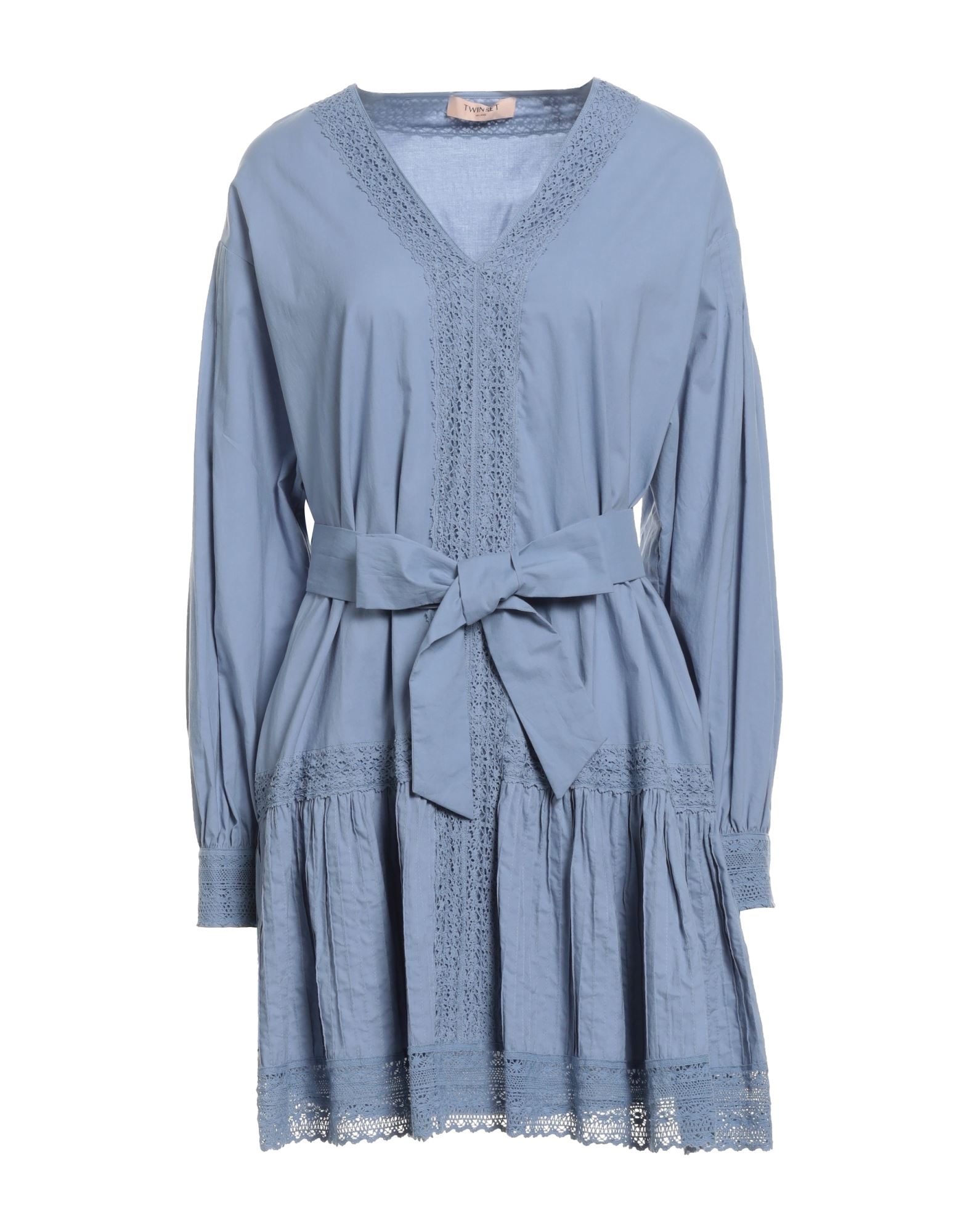 TWINSET Mini-kleid Damen Blaugrau von TWINSET