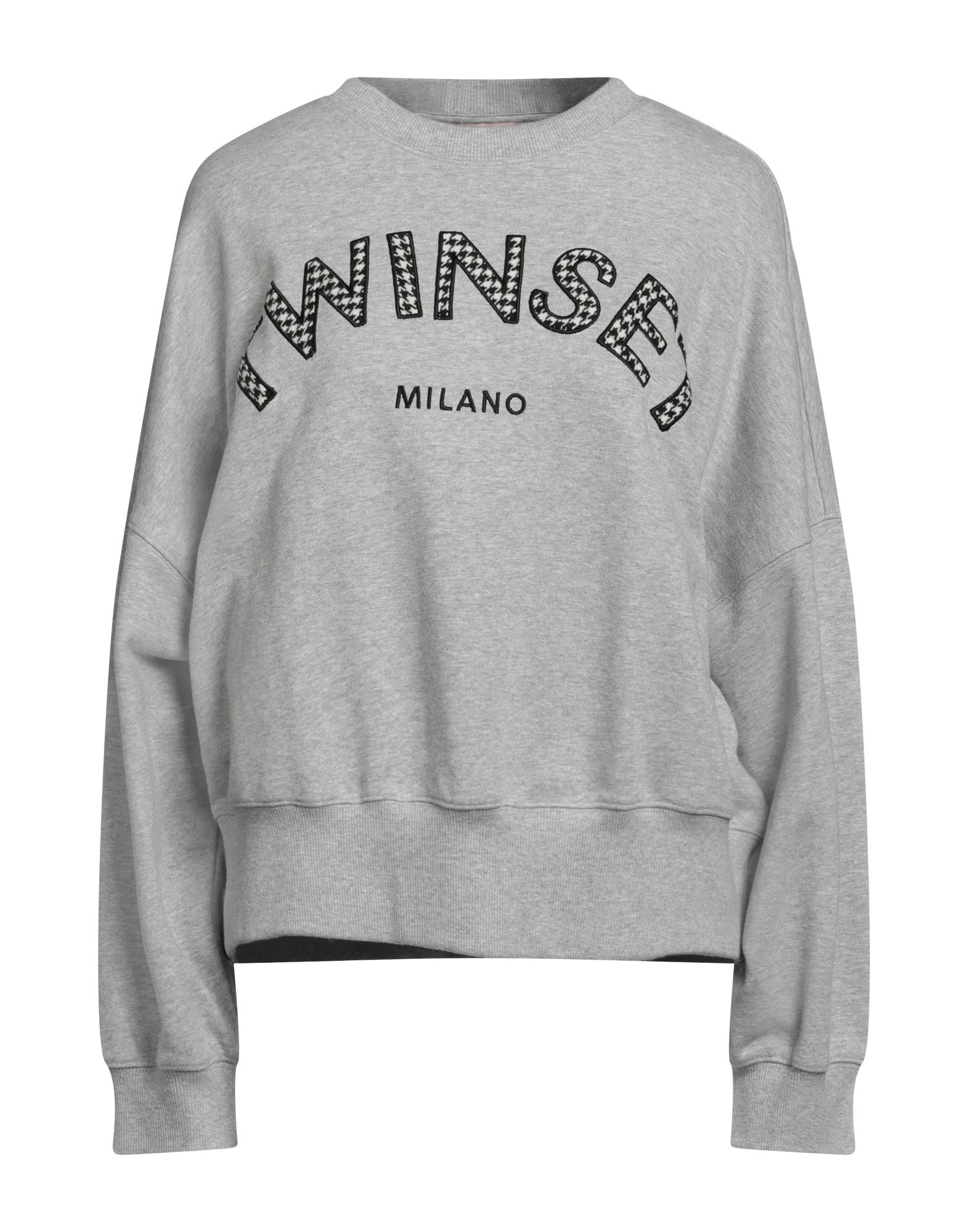 TWINSET Sweatshirt Damen Hellgrau von TWINSET