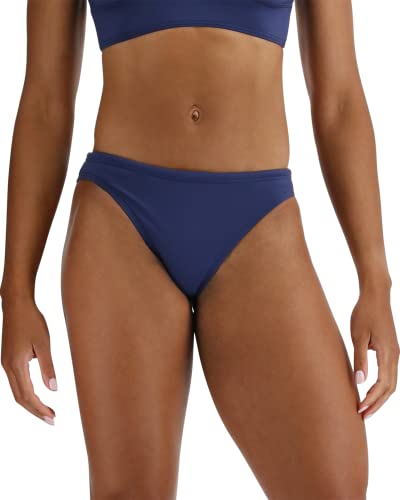 TYR Damen Lula Classic Swim Bikini Bottom für Schwimmen, Strand und Workout Bikinihose, Patriot Blue, X-Small von TYR
