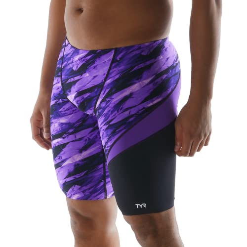 TYR Herren Vitric Jammer Badehose, violett, 34 von TYR