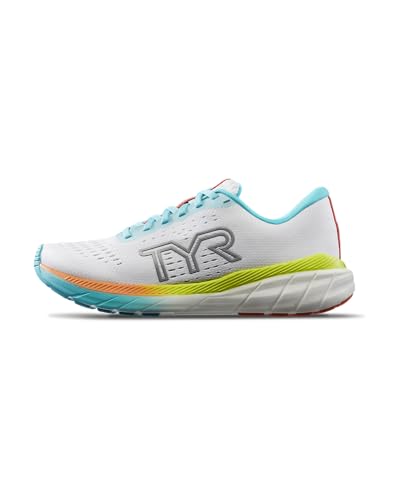 TYR Unisex-Erwachsene Rd-1x Laufschuhe, Weiß/Mehrfarbig, 11.5 Women/10 Men von TYR