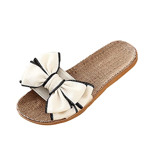 Damen 39 Big Buckle schmal Sommer Pantoletten Damen Glitzer Damen Herren Zehentrenner Sommer flip Flops Badelatschen Schuhe Absatz Damen rot Damen Pantoletten Frauen Slipper Sandalen von TYUIOP