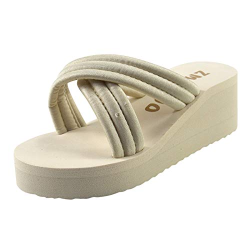 Flache Schuhe für Damen Leder Espadrilles für Damen beige Damen Herren Zehentrenner Sommer flip Flops Badelatschen Schuhe Absatz Damen Rose Damen Loafer Bequeme Mokassins Slippers von TYUIOP