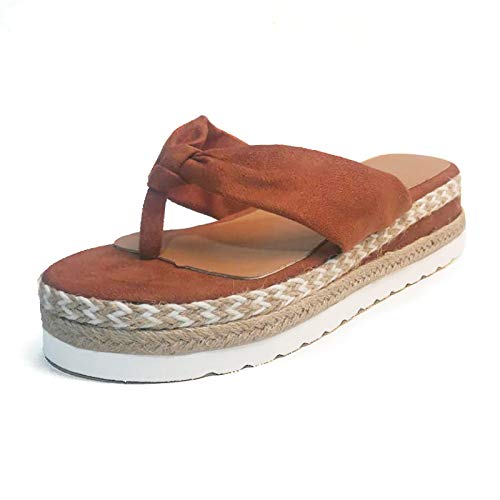 Flache Schuhe für Damen elegant Silber Espadrilles für Damen weit flip Flops Damen Mode orthopädische Leder Stoff leicht Schuhe Absatz Damen Damen Slipper mit Blockabsatz elegant Sandalen von TYUIOP