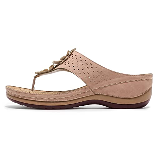 TYUIOP flache schuhe für damen elegant weite espadrilles für damen weit damen classic flache sandale beach pool größe 36-41 clogs leder damen 39 damen pantoletten frauen slipper plateau von TYUIOP