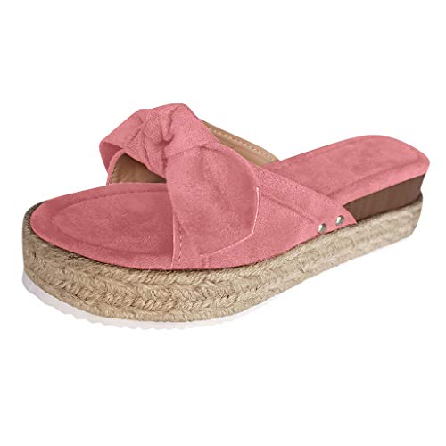 TYUIOP sandalen damen sommer mit absatz barfuss sandalen kinder damen frühjahr/sommer pantoletten schnalle badeschuhe damen slippers wolke schlappen schuhe mit keilabsatz für damen von TYUIOP