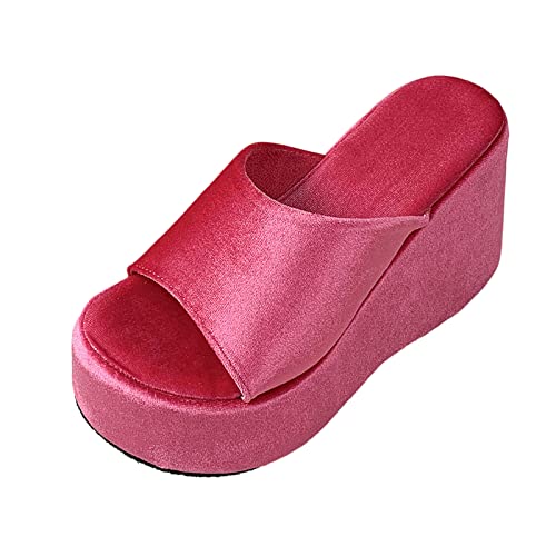 TYUIOP schlappen damen sommer strand espadrilles für damen keilabsatz schwarz damen herren zehentrenner sommer flip flops badelatschen clogs leder damen 39 damen slipper frauen slip on,lose von TYUIOP