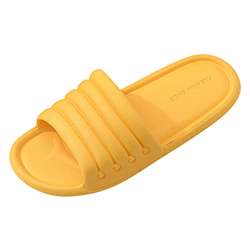 Slides Damen Leder Espadrilles für Damen Keilabsatz zum binden Damen flip Flops Sommer Strand String Sandalen leicht Clogs Leder Damen 43 gemütlich Slip on Freizeitschuhe Flache Fahren Schuhe von TYUIOP