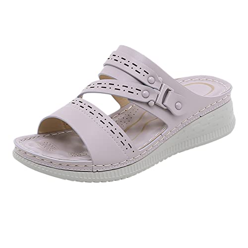 TYUIOP barfu?schuhe sandalen damen sandalen damen damen keilsandalen frauen sandalen doppelring damen platform flip flipflop beach pool sommer sandalen clogs von TYUIOP