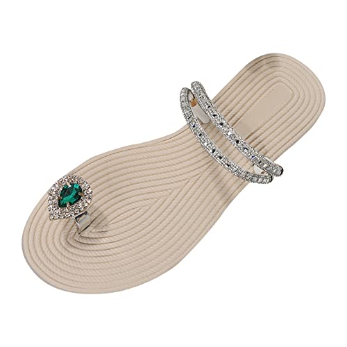 TYUIOP barfuss sandalen kinder clogs damen 39 strass perlen bohemia strand schuhe freizeit flach sandalette sandalen damen schwarz damen peeptoe sandalen beach flipflop sandalen damen sommer von TYUIOP