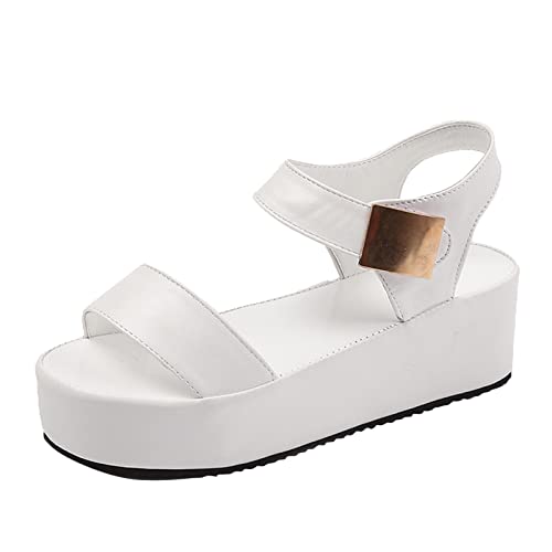 TYUIOP barfuss sandalen kinder mules damen vorne geschlossen blau Plateausandale für Damen Gewebt sandalen damen Damen Boho Lang Rock Weicher Dehnbarer Maxirock sandalen damen 40 schwarz flat von TYUIOP