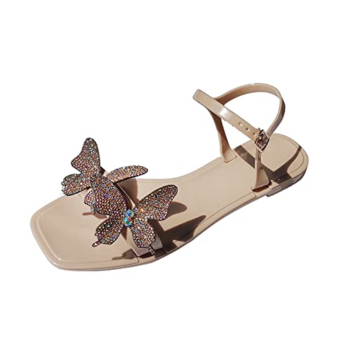 TYUIOP barfuss sandalen kinder pantoletten damen schwarz schuhe sommerschuhe bequeme flach elegant sandaletten comfort sandalen damen sandalen damen strass flache sandaletten sommer sandalen von TYUIOP