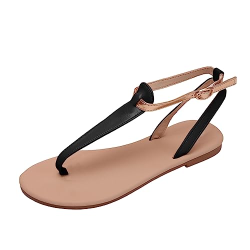 TYUIOP barfuss sandalen kinder schlappen damen 42 damen sandalen schwarze treckingsandalen zehensandalen damen strand schuhe freizeit flach sandalette größe 34-44 sandalen damen weiß mit von TYUIOP