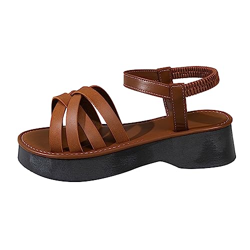 TYUIOP bench sandalen damen zehentrenner sandalen damen damen keil sling sandale mit strass perlen schnalle damen herren zehentrenner sommer flip flops badelatschen hausschuhe mit absatz clogs von TYUIOP