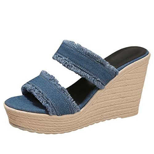 TYUIOP big buckle damen 38 espadrilles für damen bunt damen herren zehentrenner sommer flip flops badelatschen geschlossene sandalen damen damen pantoletten, frauen slip on sandalen damen 34 von TYUIOP