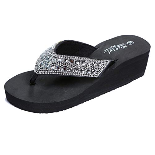 TYUIOP big buckle damen 41 latschen damen geschlossen damen herren zehentrenner sommer flip flops badelatschen women sandals black damen slipper ohne absatz aus leder badesandalen damen von TYUIOP