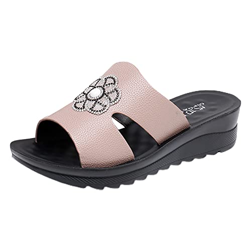 TYUIOP big buckle damen rot latschen damen geschlossen damen herren zehentrenner sommer flip flops badelatschen women sandals black damen slipper mit blockabsatz elegant sandalen mit von TYUIOP