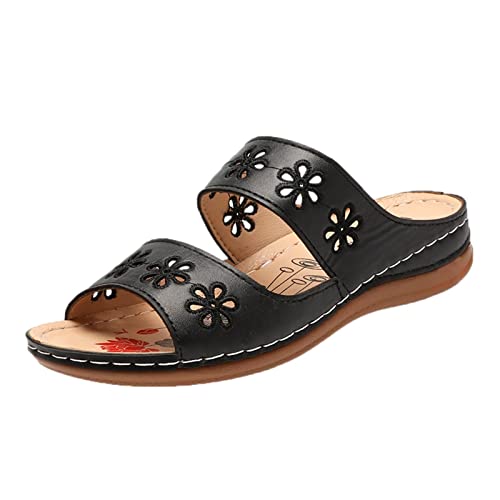 TYUIOP damen big buckle 37 espadrilles für damen 38 flip flops massage footbed zehentrenner schuhe absatz damen gold damen pantolette comfort fit frauen slip on barfuss sandalen kinder von TYUIOP