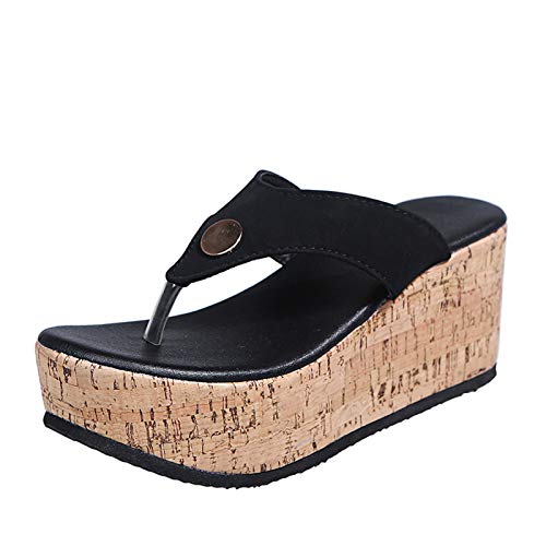 TYUIOP damen big buckle 41 espadrilles für damen keilabsatz pink damen herren zehentrenner sommer flip flops badelatschen schuhe absatz damen rot damen slipper mokassins slippers sandalen von TYUIOP