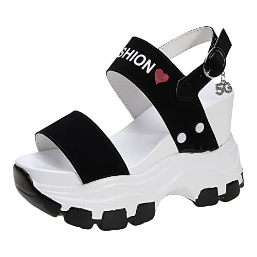 TYUIOP damen sandalen elegant pantoletten damen schwarz plateau Damen Zehentrenner Damen Sandale sandalen silber Damen Boho Lang Rock Weicher Dehnbarer Maxirock sandalen damen sommer 42 von TYUIOP