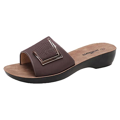 TYUIOP flache schuhe für damen elegant blau espadrilles für damen keilabsatz damen flip flop sandalen leichte zehentrenner women's slippers damen slipper ohne absatz aus leder sandalen weite von TYUIOP