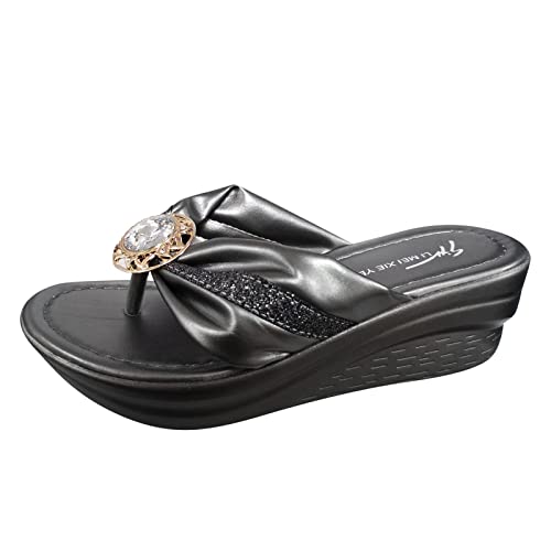 TYUIOP flache schuhe für damen elegant bunt espadrilles für damen weite damen herren zehentrenner sommer flip flops badelatschen geschlossene sandalen damen elegant damen slipper, frauen slip von TYUIOP