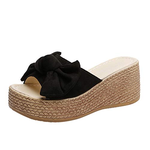 TYUIOP flache schuhe für damen elegant espadrilles für damen plateau damen classic flache sandale beach pool größe 36-41 outdoor sandalen damen wasserfest damen natural glitter hausschuhe von TYUIOP