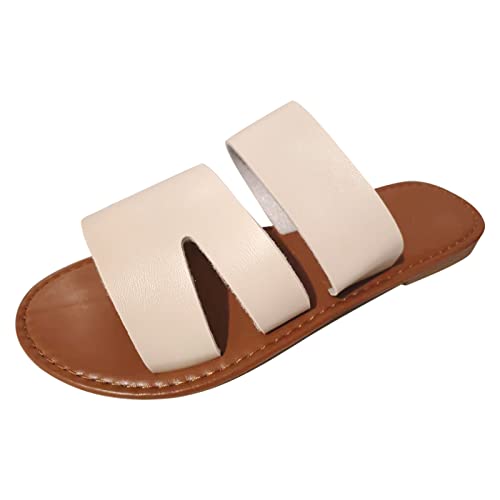 TYUIOP flache schuhe für damen schwarz flip flop sandalen damen damen herren zehentrenner sommer flip flops badelatschen clogs leder 36 damen pantolette hochwertiges echtes leder sandalen breite von TYUIOP