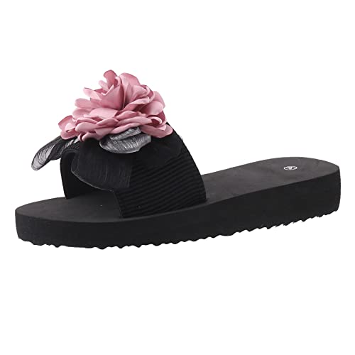 TYUIOP flache schuhe für damen sexy espadrilles für damen keilabsatz blau flip flops damen glitzer keilsandalen plateau elegant women sandals damen slipper normal aus kunstleder klassisch von TYUIOP