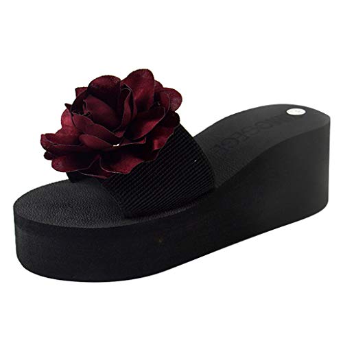 TYUIOP flache schuhe für damen sexy latschen damen 42 damen herren zehentrenner sommer flip flops badelatschen geschlossene sandalen damen keilabsatz damen footbed sandal spangenpantolette von TYUIOP