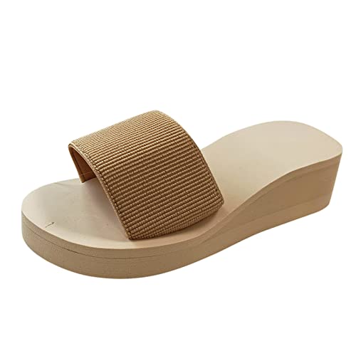 TYUIOP flache schuhe für damen weiß flip flop sandalen damen beige damen flip flops sommer strand string sandalen leicht clogs leder braun damen slipper schmal spitz schuhe rutschfest flach von TYUIOP