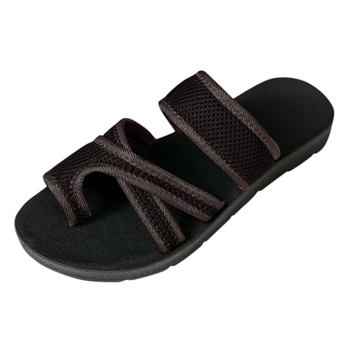 TYUIOP riemchensandalen damen mit absatz sandalen damen mit absatz sandalen damen sommer flache zehentrenner doppelring damen herren zehentrenner sommer flip flops badelatschen keil sandalen von TYUIOP