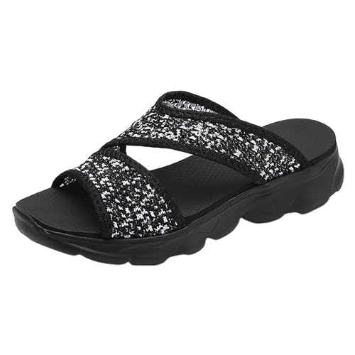 TYUIOP sandalen damen 42 damen sandalen leder damen freizeitsandale mit riemchen schnürung flip flops damen herren sport zehentrenner bequeme damen absatz pantoletten damen mit von TYUIOP