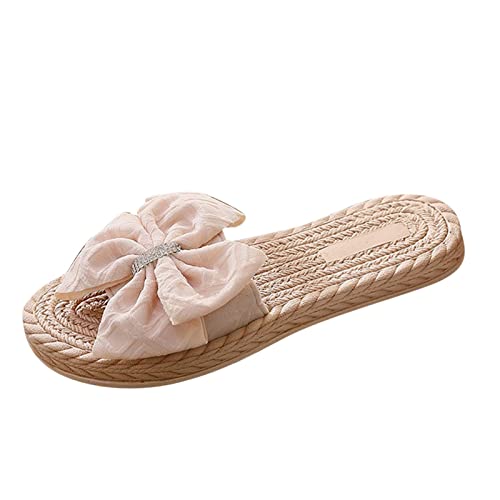 TYUIOP sandalen damen damen sandalen bequem leichte sommerschuhe damen breit barfu? sandalen pull on flip flops damen zehentrenner aush?hlen elegante hausschuhe mit absatz sommer sandalen von TYUIOP