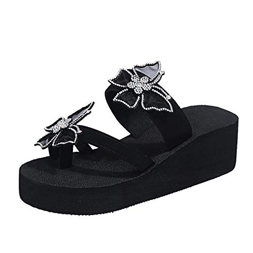 TYUIOP sandalen damen sandalen damen 34 strassoberteil und ein riemchendesign rei?verschluss flip flops damen herren sport zehentrenner bequeme damen clogs mit absatz clogs von TYUIOP