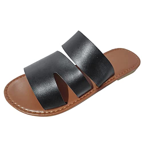 TYUIOP sandalen damen wei? barfuss sandalen kinder damen riemchensandalen frauen sandalen schnalle sommer strand rutschfest feste gummi sohle damen hausschuhe mit absatz damen von TYUIOP