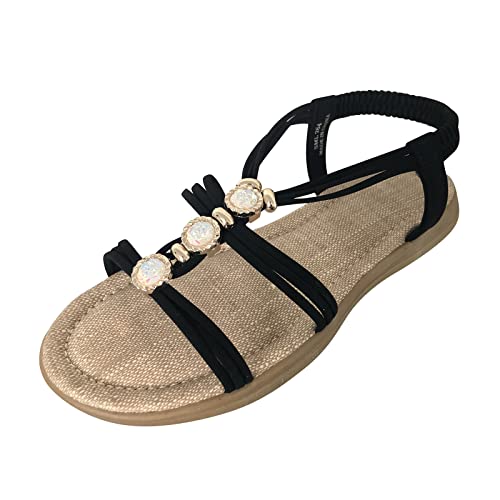 TYUIOP sandalen plateau damen schlappen damen sommer bequem sandalen leder sommer damen sandalen sandalen damen schwarz damen keilsandalen frauen sandalen sandalen damen weiß 42 schuhe von TYUIOP