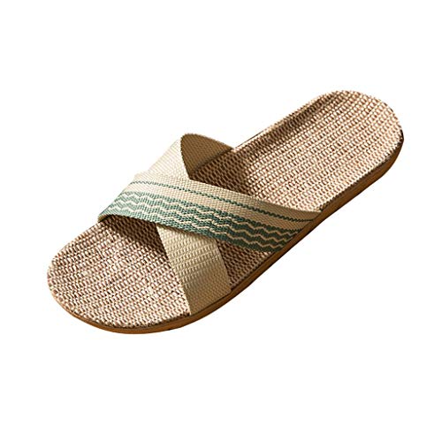 TYUIOP schlappen damen 39 sommer pantoletten damen leicht flip flops massage footbed zehentrenner geschlossene sandalen damen damen loafer frauen slip on sandalen damen 35 von TYUIOP