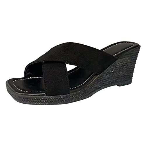 TYUIOP schlappen damen leder braun damen flip flop 41 sandalen damen herren zehentrenner sommer flip flops badelatschen schuhe absatz damen rot damen loafer aus kunstleder klassisch sandalen von TYUIOP