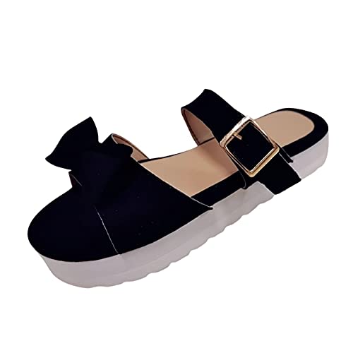 TYUIOP schlappen damen rosa espadrilles für damen schwarz wasserdichte damen-strandsandalen beach pool outdoor sandalen damen 39 damen natural glitter hausschuhe sandalen damen schwarz weiße von TYUIOP